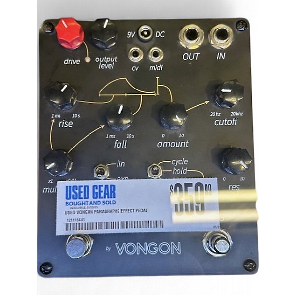 Used Vongon PARAGRAPHS Effect Pedal