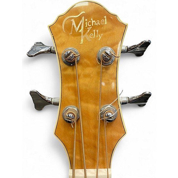 Used Michael Kelly MKDF4 Natural Acoustic Bass Guitar