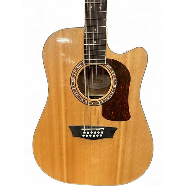 Used 2020 Washburn hd10sce Natural 12 String Acoustic Electric Guitar