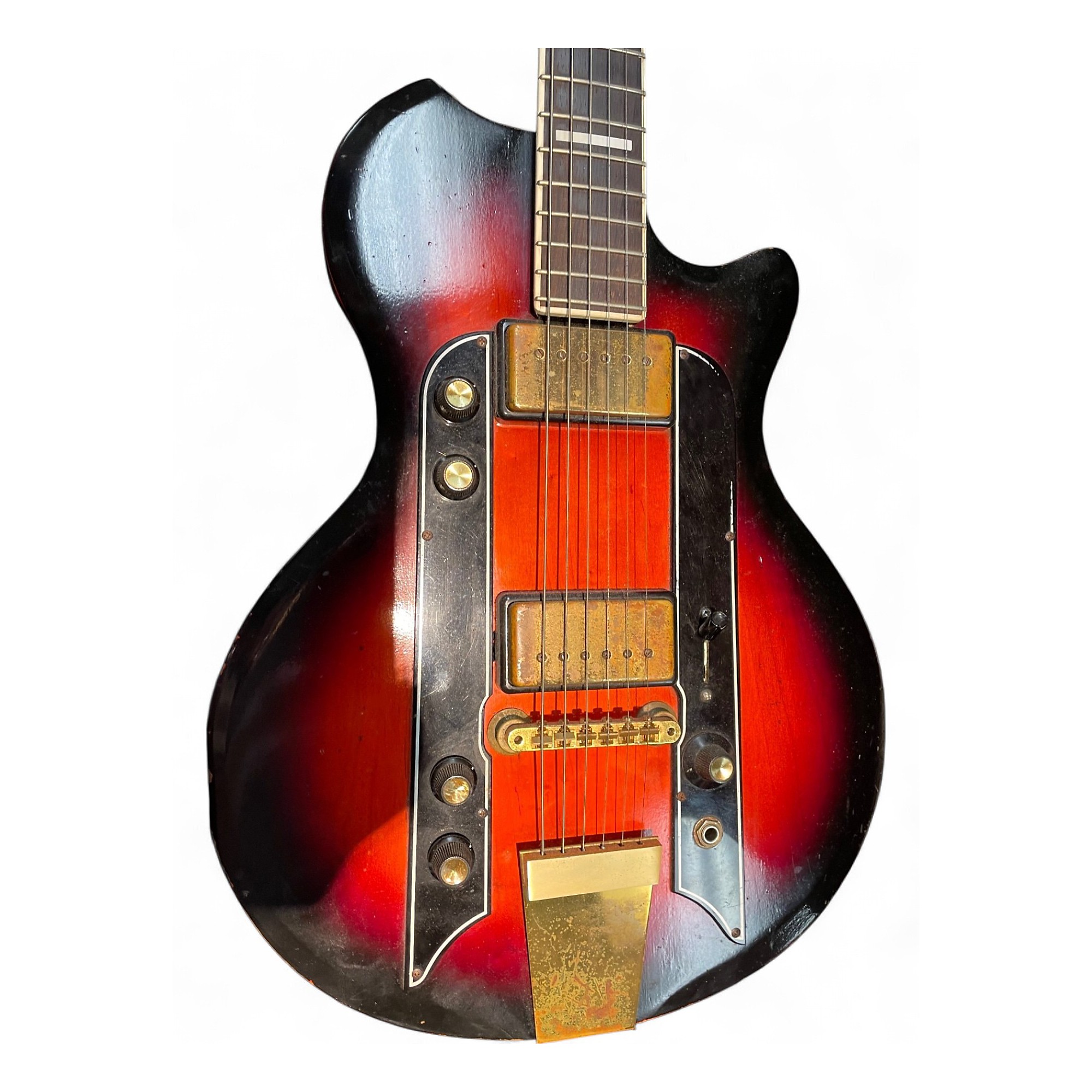 Vintage 1959 Airline Town & Country Sunburst Solid Body