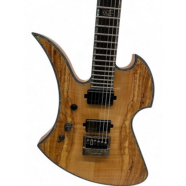 Used B.C. Rich Mockingbird Extreme Exotic with Evertune Spalted Maple Solid Body Electric Guitar