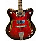 Used Eastwood Classic Tenor 60's Reissue Crimson Red Burst Hollow Body Electric Guitar