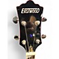 Used Eastwood Classic Tenor 60's Reissue Crimson Red Burst Hollow Body Electric Guitar