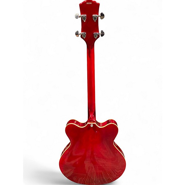 Used Eastwood Classic Tenor 60's Reissue Crimson Red Burst Hollow Body Electric Guitar