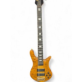 Used Spector Euro 5LT Tiger Eye Electric Bass Guitar