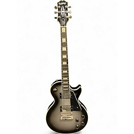 Used Epiphone Les Paul Custom silver burst Solid Body Electric Guitar