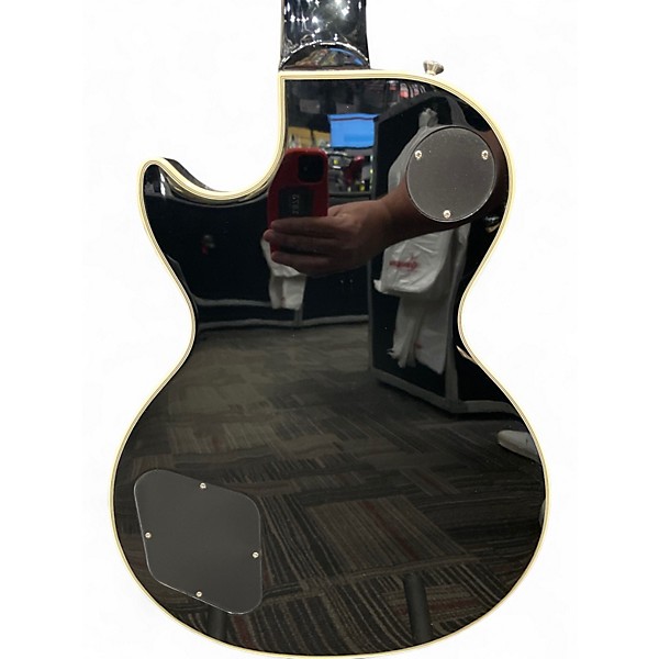 Used Epiphone Les Paul Custom silver burst Solid Body Electric Guitar