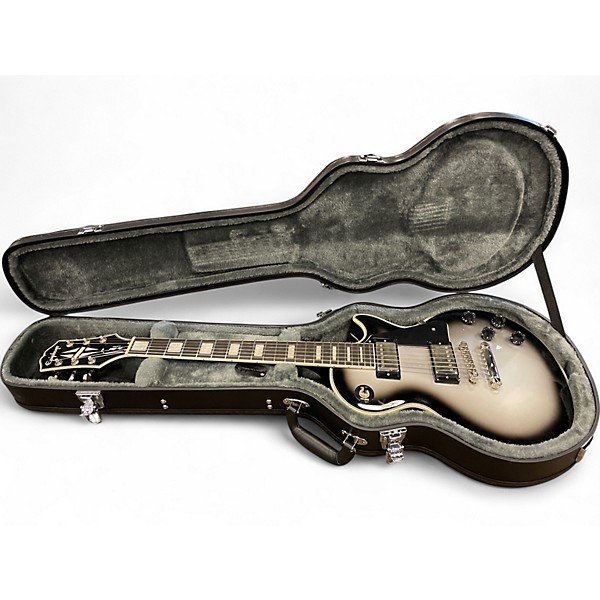 Used Epiphone Les Paul Custom silver burst Solid Body Electric Guitar