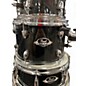 Used Pearl 5 Piece Export WITH HARDWARE Black Drum Kit