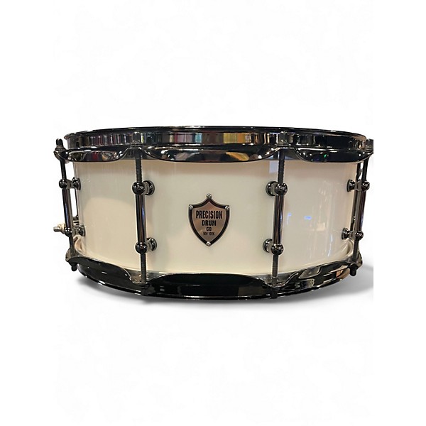 Used PRECISION DRUM CO 14X5.5 CUSTOM Pearl White Drum,New Products : American Fashion Style Bags On Sale