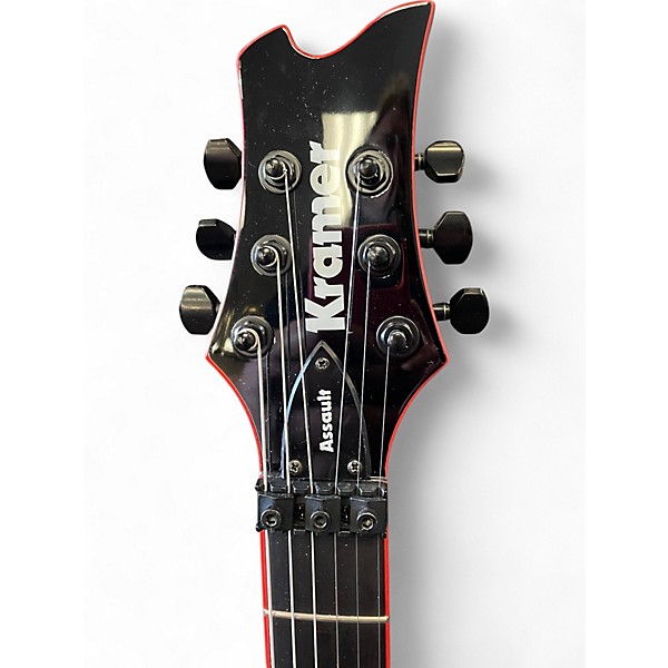 Used Kramer Assault Black Solid Body Electric Guitar