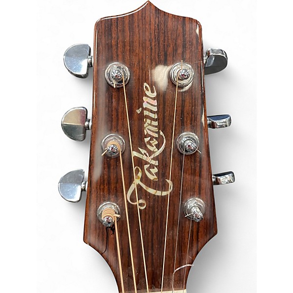 Used Takamine Fd360sc Natural Acoustic Electric Guitar