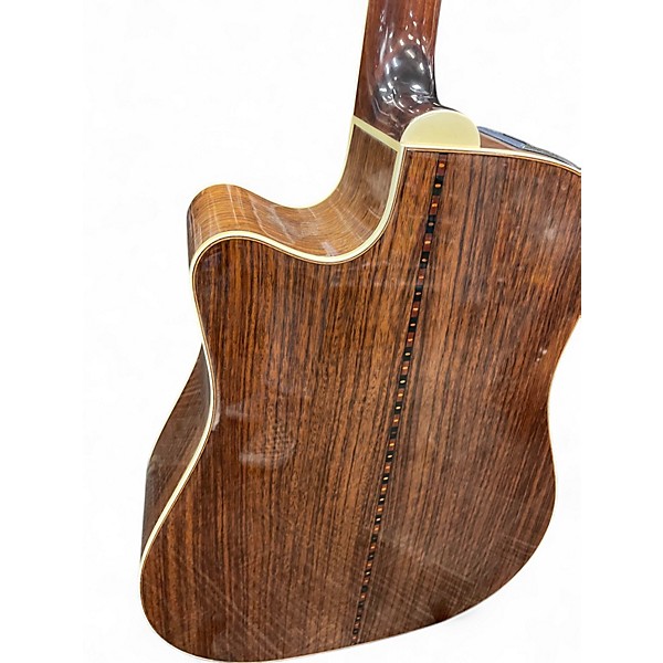 Used Takamine Fd360sc Natural Acoustic Electric Guitar