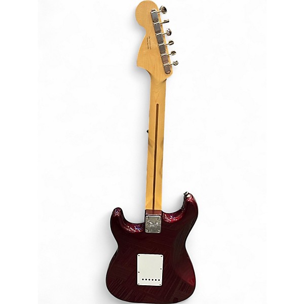 Used Fender American Performer Stratocaster SSS Red Solid Body Electric Guitar