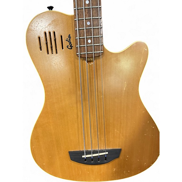 Used Godin A4 BASS Natural Acoustic Bass Guitar