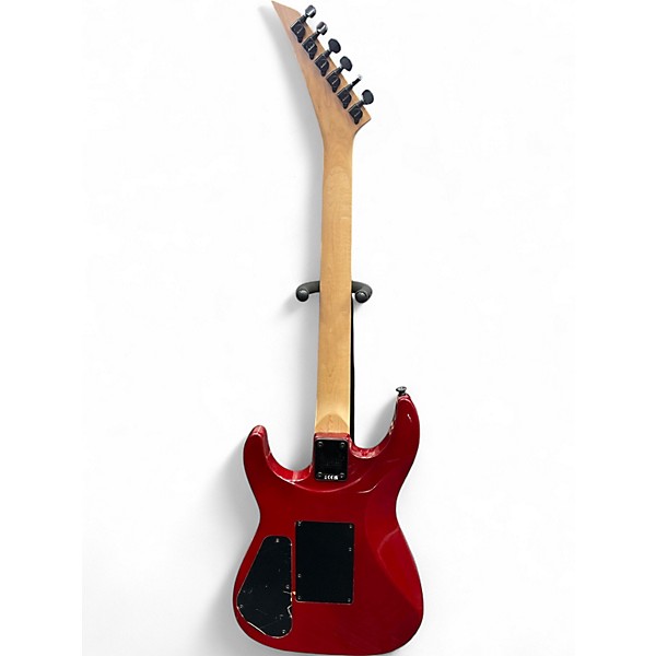 Used Jackson JS34Q Dinky Trans Red Solid Body Electric Guitar