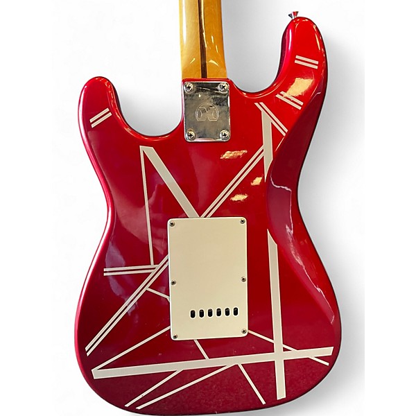 Used Hondo Deluxe Series EVH Red Solid Body Electric Guitar
