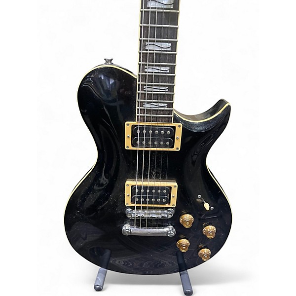 Used Yamaha Weddington Classic Black Sparkle Solid Body Electric Guitar