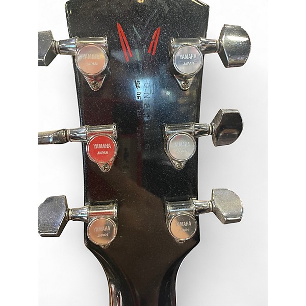 Used Yamaha Weddington Classic Black Sparkle Solid Body Electric Guitar