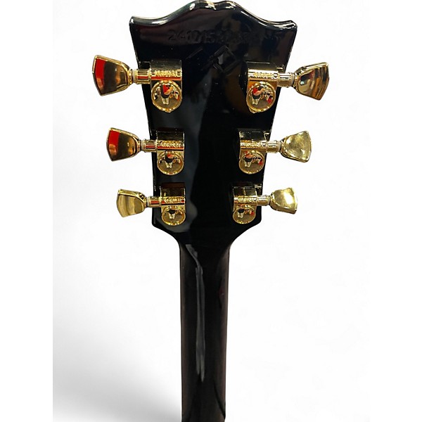 Used Epiphone Epiphone Les Paul Custom Electric Guitar - Ebony Black Solid Body Electric Guitar