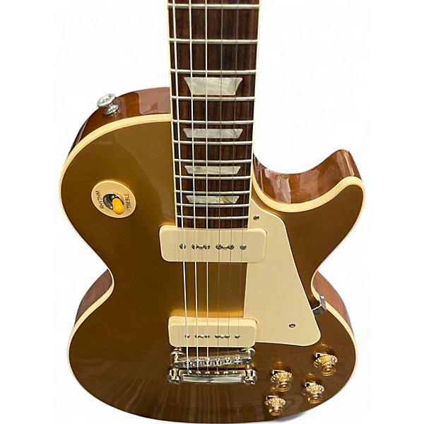 Used Gibson  Les Paul Standard '50s P-90  Gold Top Solid Body Electric Guitar
