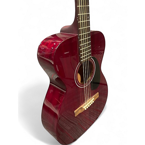 Used Guild M-120E Black Cherry Acoustic Electric Guitar