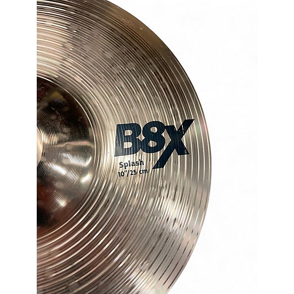 Used SABIAN 10in B8X Splash Cymbal