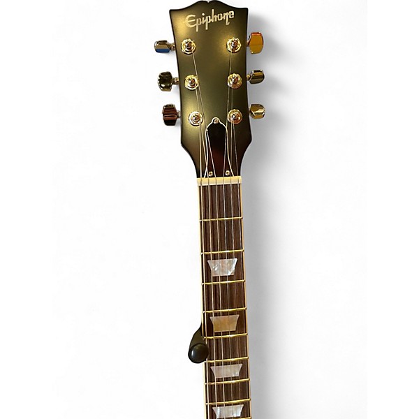 Used Epiphone Kirk Hammett "Greeny" 1959 Les Paul Greeny Burst Solid Body Electric Guitar