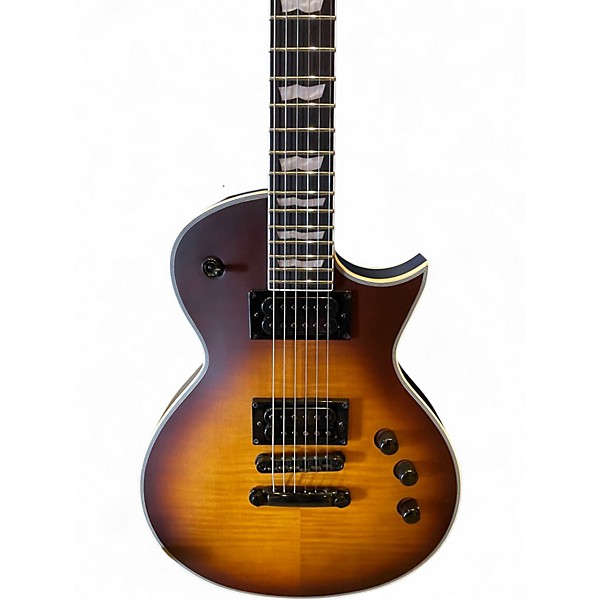 Used ESP LTD EC-1000T CTM Tobacco Sunburst Satin Solid Body Electric Guitar