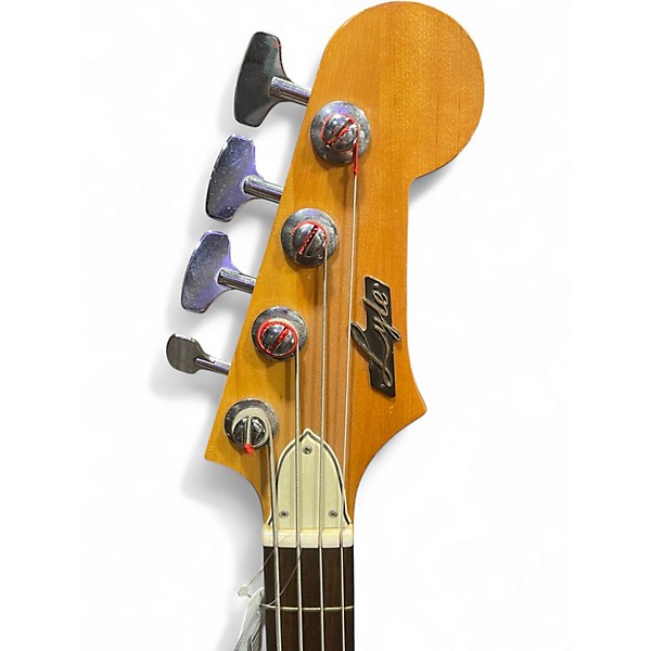 Used Lyle 4 string bass Olympic White Electric Bass Guitar