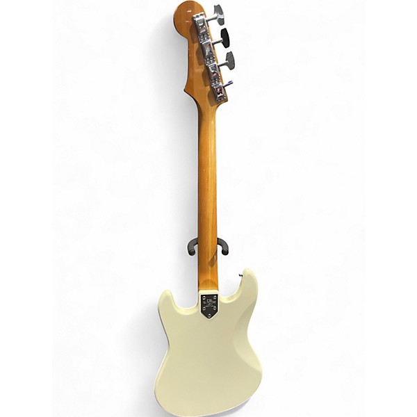 Used Lyle 4 string bass Olympic White Electric Bass Guitar