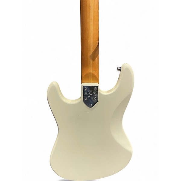 Used Lyle 4 string bass Olympic White Electric Bass Guitar