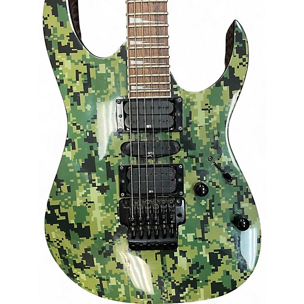 Used Ibanez RG370DXGP4 Digital Camo Solid Body Electric Guitar