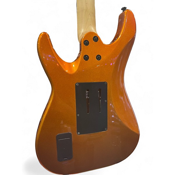 Used Schecter Guitar Research Sun Valley Super Shredder Gold Sparkle Solid Body Electric Guitar