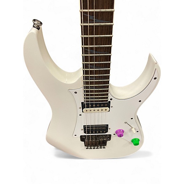 Used Ibanez rg2550z GALAXY White Solid Body Electric Guitar
