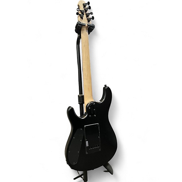 Used Sterling by Music Man JP60 John Petrucci Stealth Black Solid Body Electric Guitar