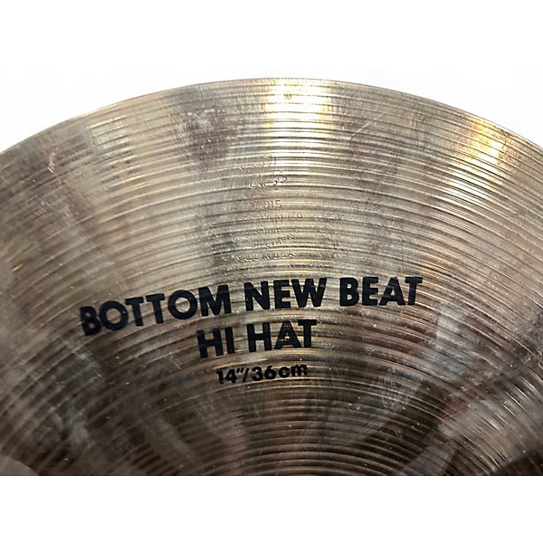 Used Zildjian 14in New Beat Hi Hat Pair Cymbal