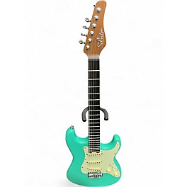 Used Schecter Guitar Research NICK JOHNSTON Surf Green Solid Body Electric Guitar