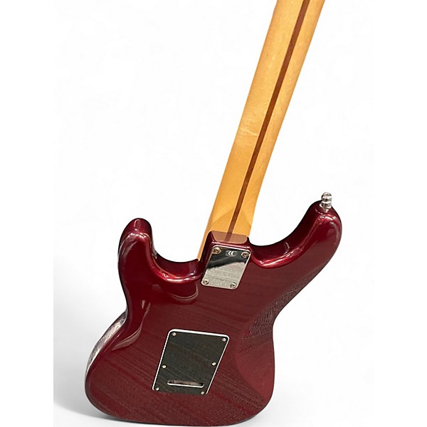 Used 1998 Fender Standard Stratocaster Wine Red Solid Body Electric Guitar