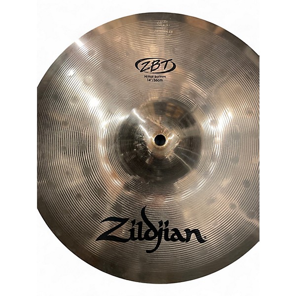 Used Zildjian 14in ZBT Hi Hat Bottom Cymbal