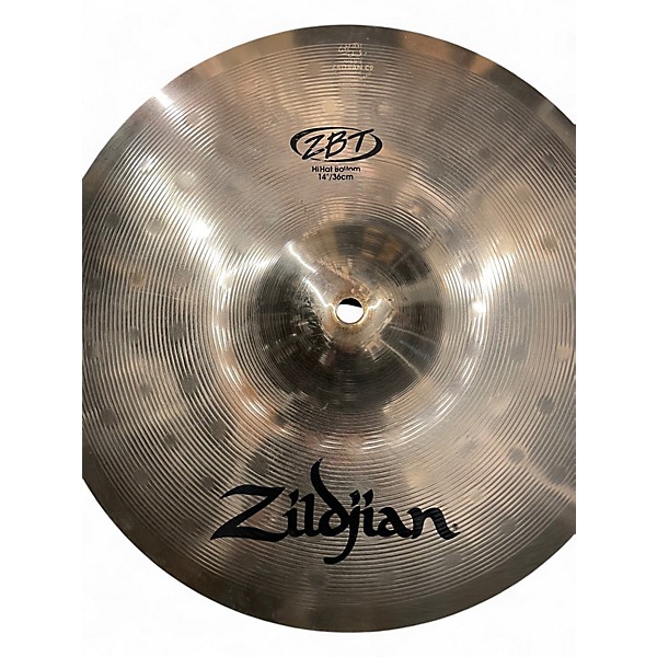 Used Zildjian 14in ZBT Hi Hat Bottom Cymbal