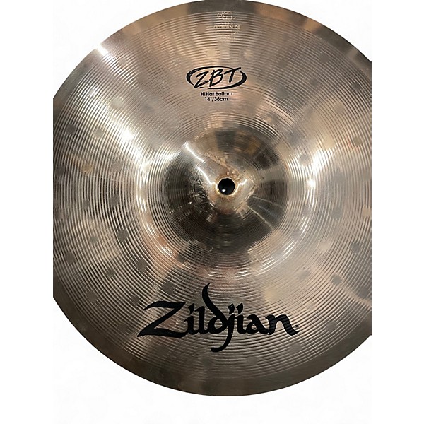 Used Zildjian 14in ZBT Hi Hat Bottom Cymbal