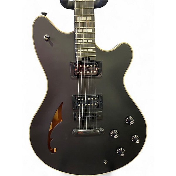 Used EVH SA-126 Stealth Black Hollow Body Electric Guitar