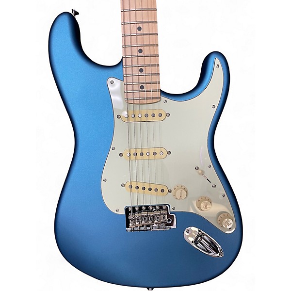 Used Fender American Performer Stratocaster HSS MATTE BLUE Solid Body Electric Guitar