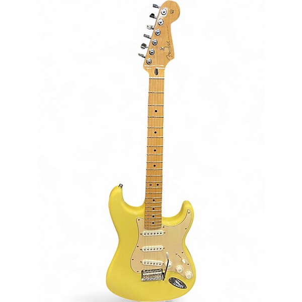 Used Fender Player Stratocaster Butterscotch Solid Body Electric Guitar