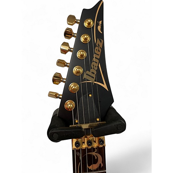 Used Ibanez PIA3761 Steve Vai Signature Electric Guitar Black Onyx Solid Body Electric Guitar