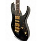 Used Ibanez PIA3761 Steve Vai Signature Electric Guitar Black Onyx Solid Body Electric Guitar