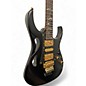 Used Ibanez PIA3761 Steve Vai Signature Electric Guitar Black Onyx Solid Body Electric Guitar
