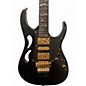 Used Ibanez PIA3761 Steve Vai Signature Electric Guitar Black Onyx Solid Body Electric Guitar