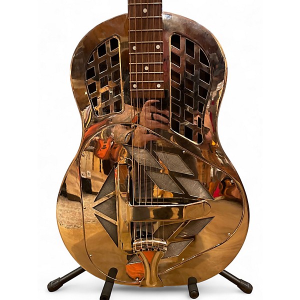 Used Regal RC-51 Chrome Resonator Guitar